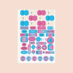 STICKERS A5 MINDFUL FUNCIONALES Y MEMES