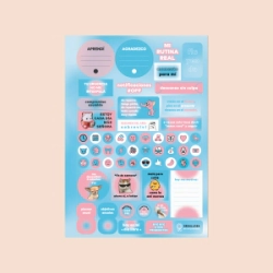 STICKERS A5 PLANNING FUNCIONALES Y MEMES