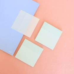 NOTAS ADHESIVAS 76X76MM TRANSPARENTES CIELO