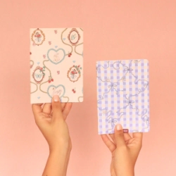 LIBRETAS 12X17 TAPA BLANDA X2 - COQUETTE 2.0 RAYADA / VICHY LISA