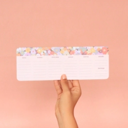 PLANNER SEMANAL POCKET 28X10 FLORA