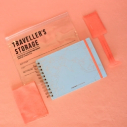 TRAVEL KIT WORLDMAP CELESTE