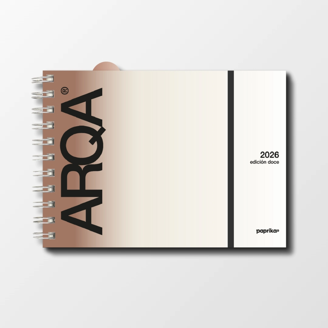 AGENDA 2026 - ARQA TALLE M 21X15 SAV - LATTE
