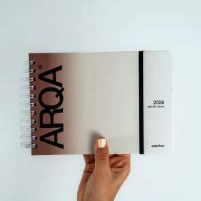 AGENDA 2026 - ARQA TALLE M 21X15 SAV - LATTE