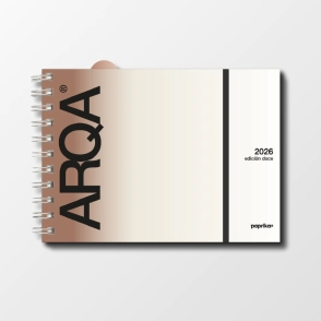 AGENDA 2026 - ARQA TALLE M 21X15 SAV - LATTE