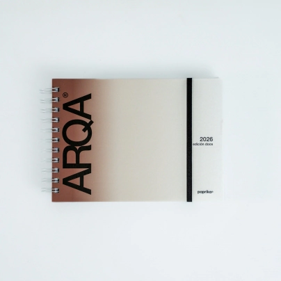 AGENDA 2026 - ARQA TALLE M 21X15 SAV - LATTE