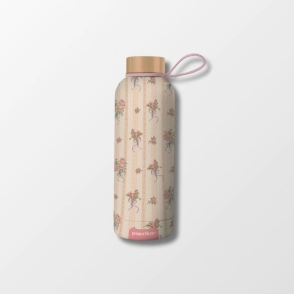 BOTELLA ACERO INOXIDABLE CON ASA 500 ML LA VIE EN ROSE