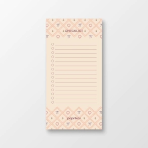 CHECKLIST ADHESIVO 7X14 LA VIE EN ROSE