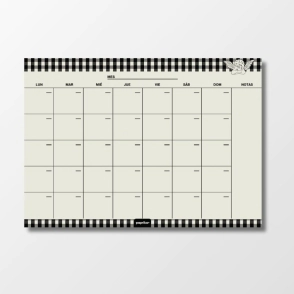 PLANNER MENSUAL IMANTADO 25X35 EL AMOR