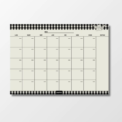 PLANNER MENSUAL IMANTADO 25X35 EL AMOR