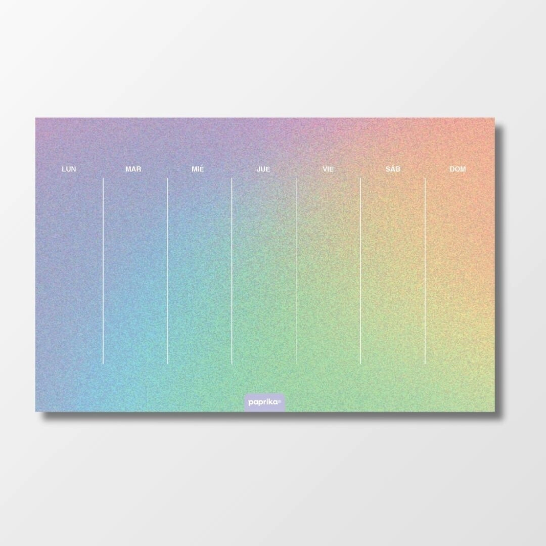 PLANNER SEMANAL IMANTADO 18X28 EL AURA