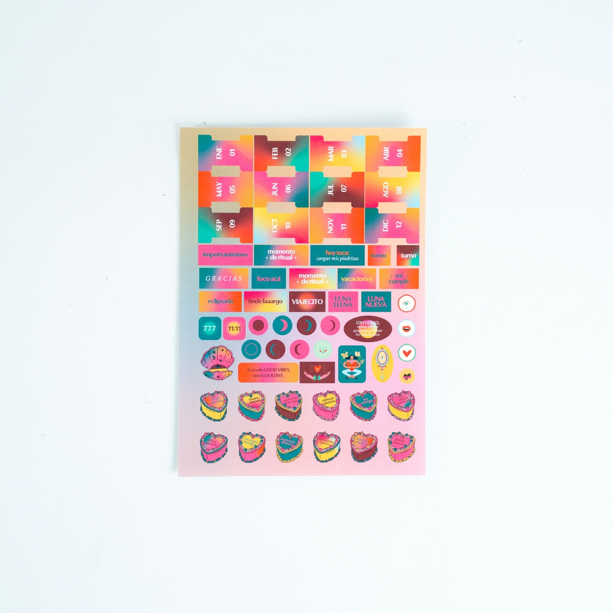 STICKERS A5 RITUAL FUNCIONALES Y MEMES