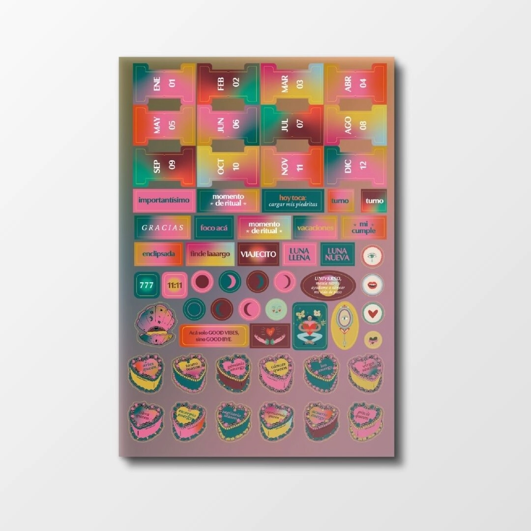 STICKERS A5 RITUAL FUNCIONALES Y MEMES