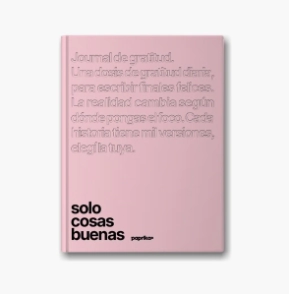 JOURNAL DE GRATITUD 14X19 TAPA DURA COLOR BLOCK - ROSITA