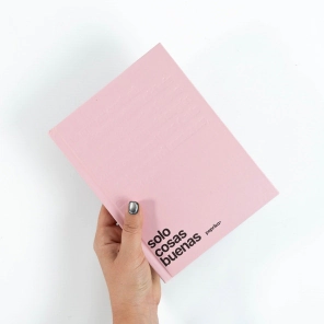 JOURNAL DE GRATITUD 14X19 TAPA DURA COLOR BLOCK - ROSITA