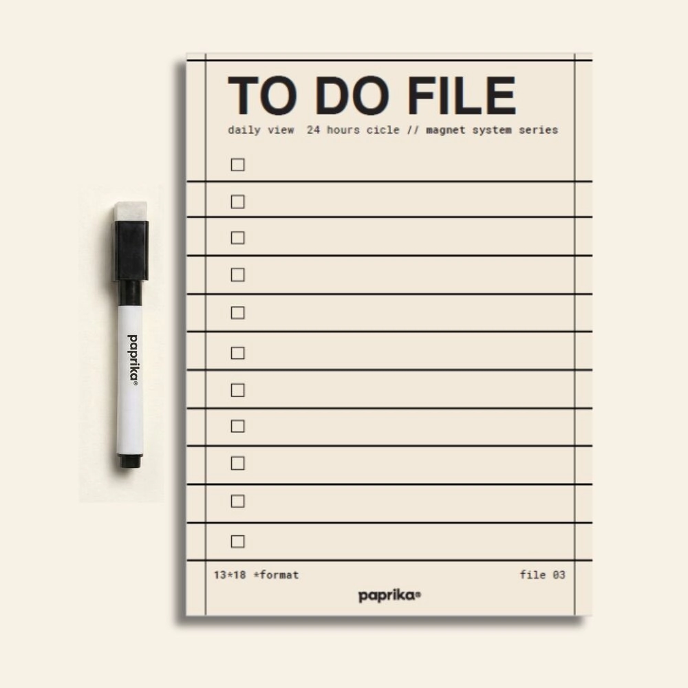 CHECKLIST IMANTADO 13X18 MINIMAL