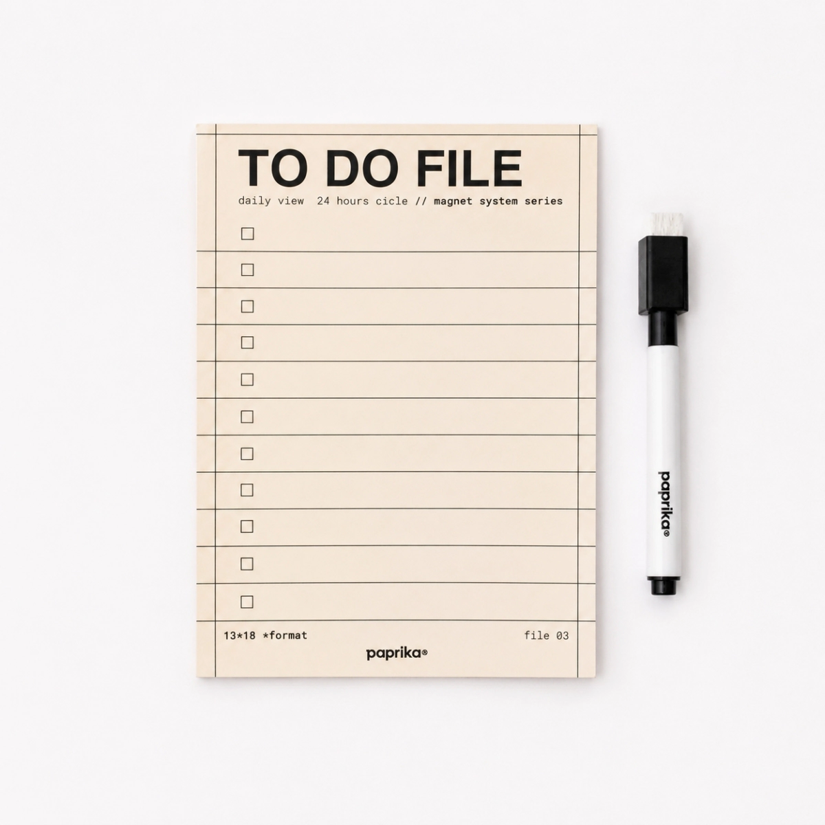 CHECKLIST IMANTADO 13X18 MINIMAL