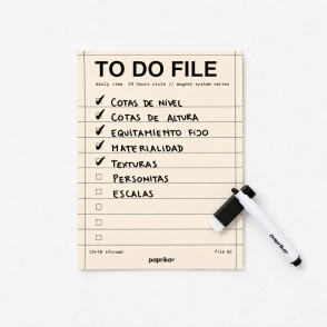 CHECKLIST IMANTADO 13X18 MINIMAL