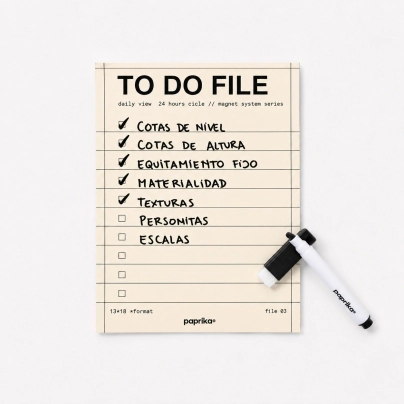 CHECKLIST IMANTADO 13X18 MINIMAL