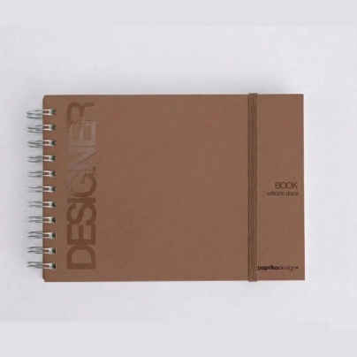 DESIGNER�S BOOK A5 15X21 LATTE