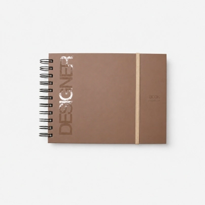 DESIGNER�S BOOK A5 15X21 MOCHA MOUSSE
