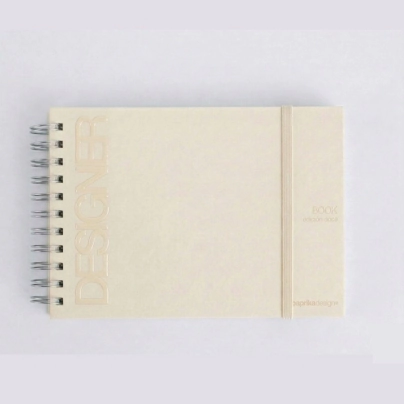 DESIGNER�S BOOK A5 15X21 RED VELVET