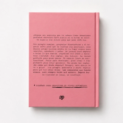 JOURNAL DE MINDFULNES 14X19 QUERIDO DIARIO ROSA
