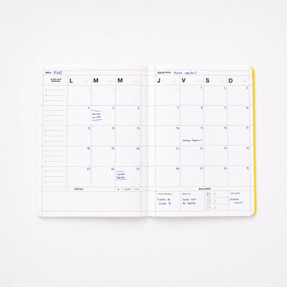 PLANNER MENSUAL 19X25 TAPA BLANDA DOPAMINE