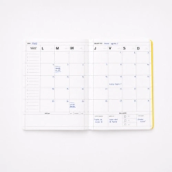 PLANNER MENSUAL PERPETUO 19X25 TAPA BLANDA DOPAMINE