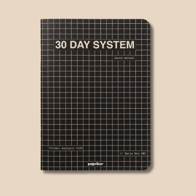 PLANNER MENSUAL 19X25 TAPA BLANDA MINIMAL