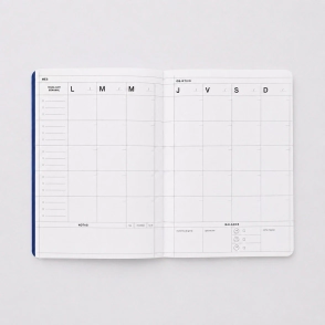 PLANNER MENSUAL 19X25 TAPA BLANDA PATRIO