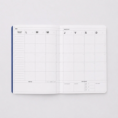 PLANNER MENSUAL 19X25 TAPA BLANDA PATRIO