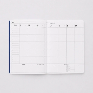 PLANNER MENSUAL 19X25 TAPA BLANDA PATRIO