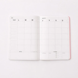 PLANNER MENSUAL PERPETUO 19X25 TAPA BLANDA SCRAPBOOKING