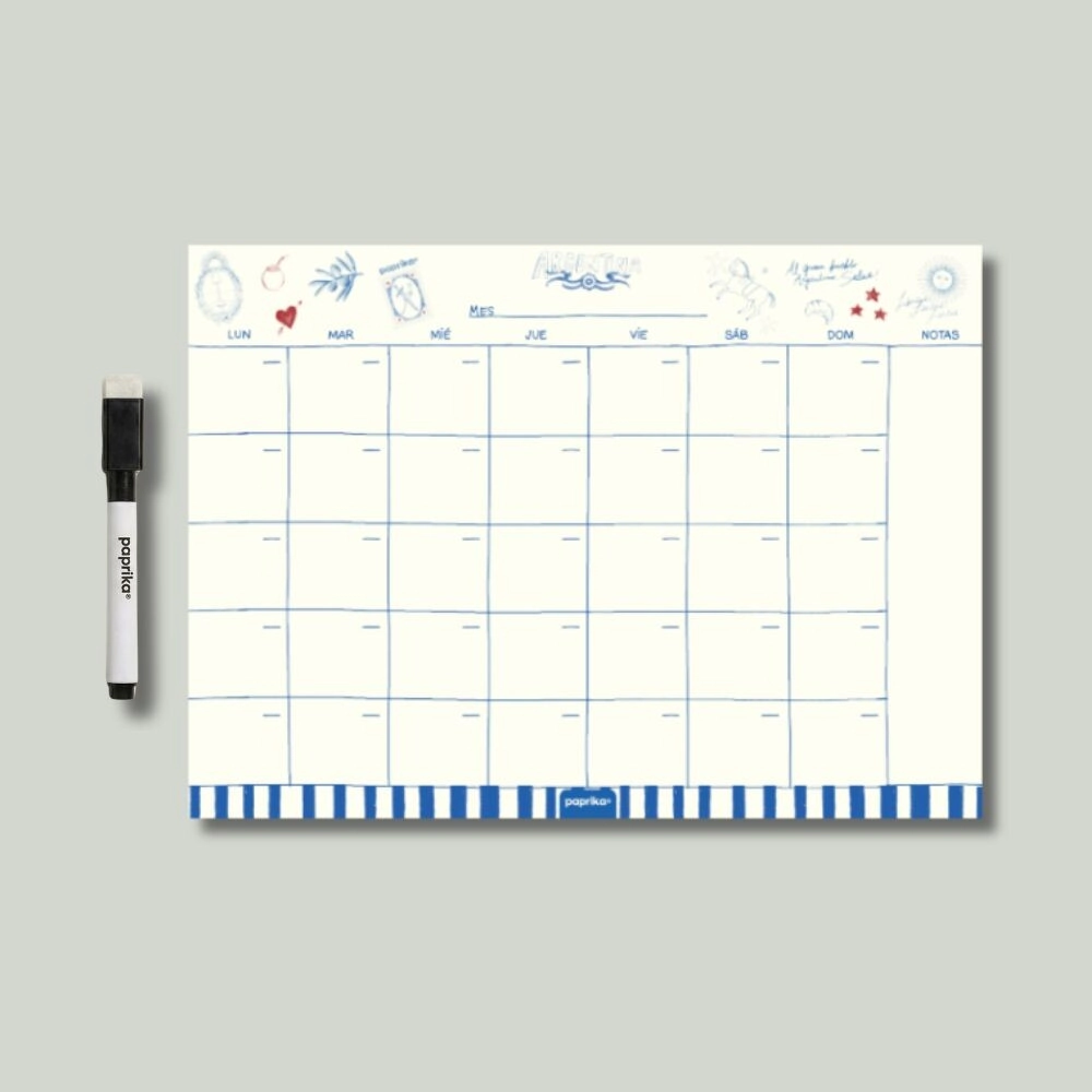 PLANNER MENSUAL IMANTADO 25X35 PATRIO