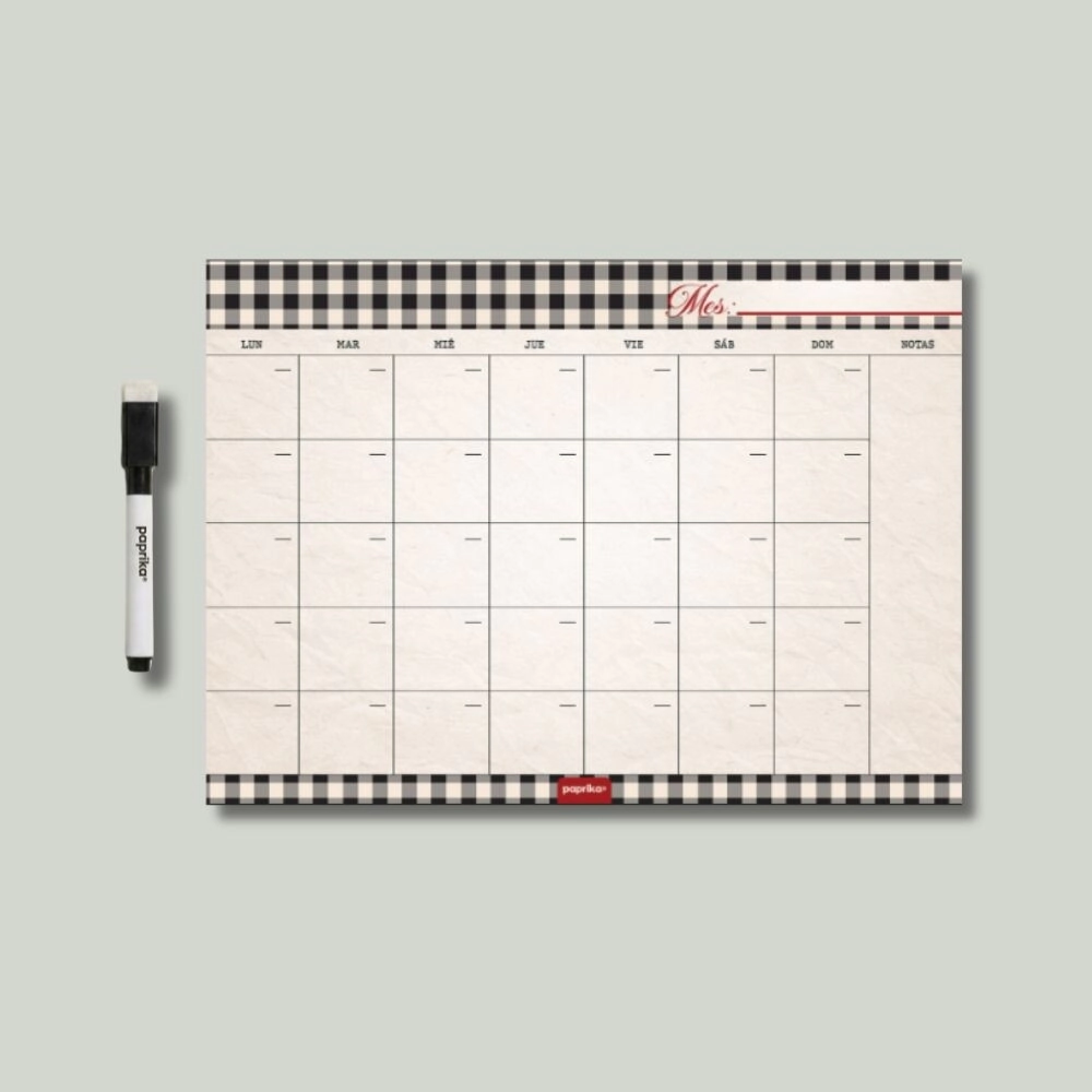 PLANNER MENSUAL IMANTADO 25X35 SCRAP