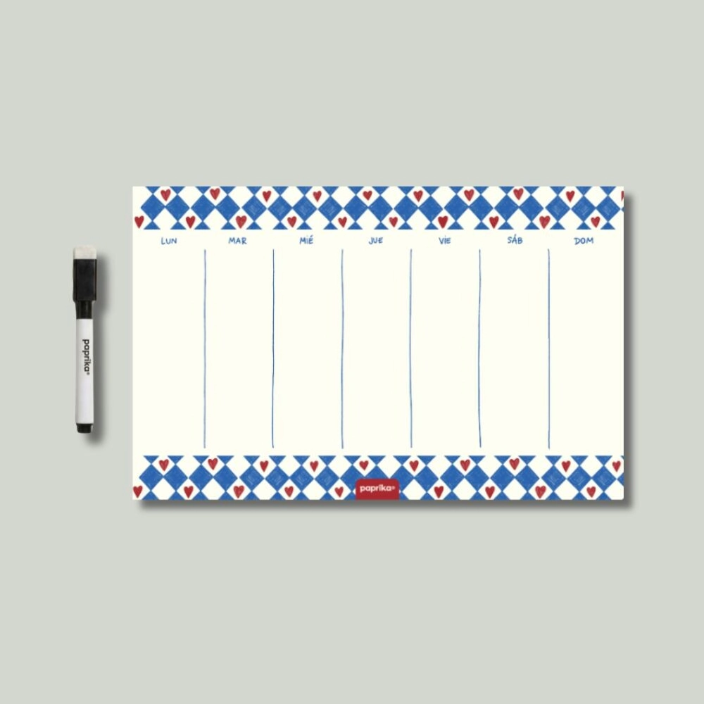 PLANNER SEMANAL IMANTADO 18X28 PATRIO