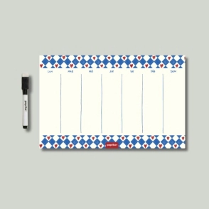 PLANNER SEMANAL IMANTADO 18X28 PATRIO