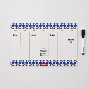 PLANNER SEMANAL IMANTADO 18X28 PATRIO