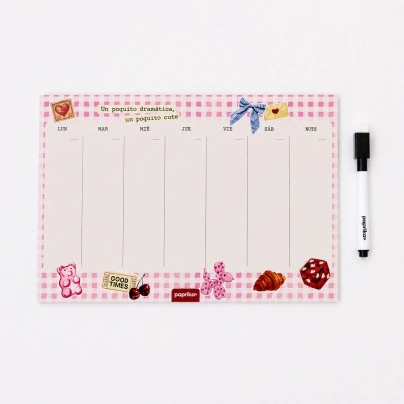 PLANNER SEMANAL IMANTADO 18X28 SCRAP
