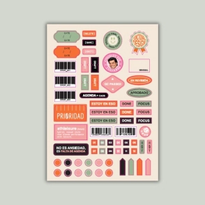STICKERS A5 MINIMAL