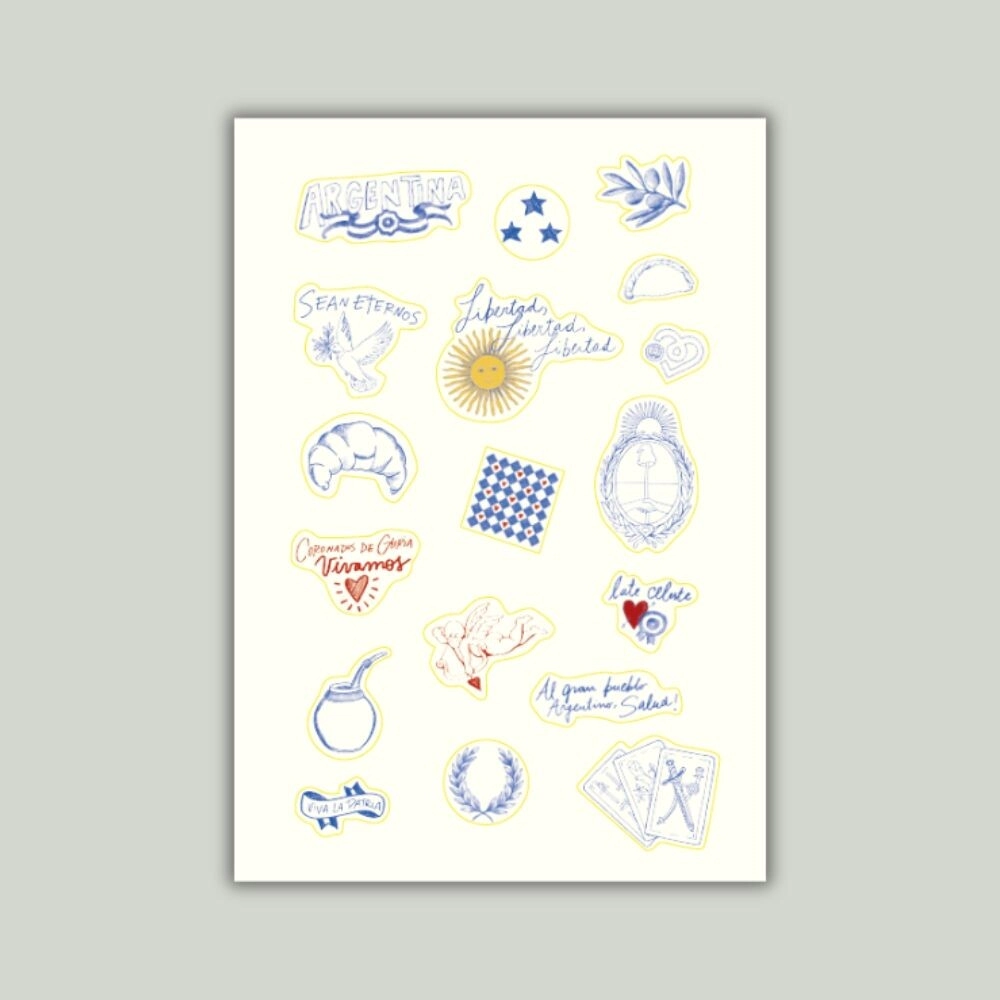 STICKERS A5 PATRIO