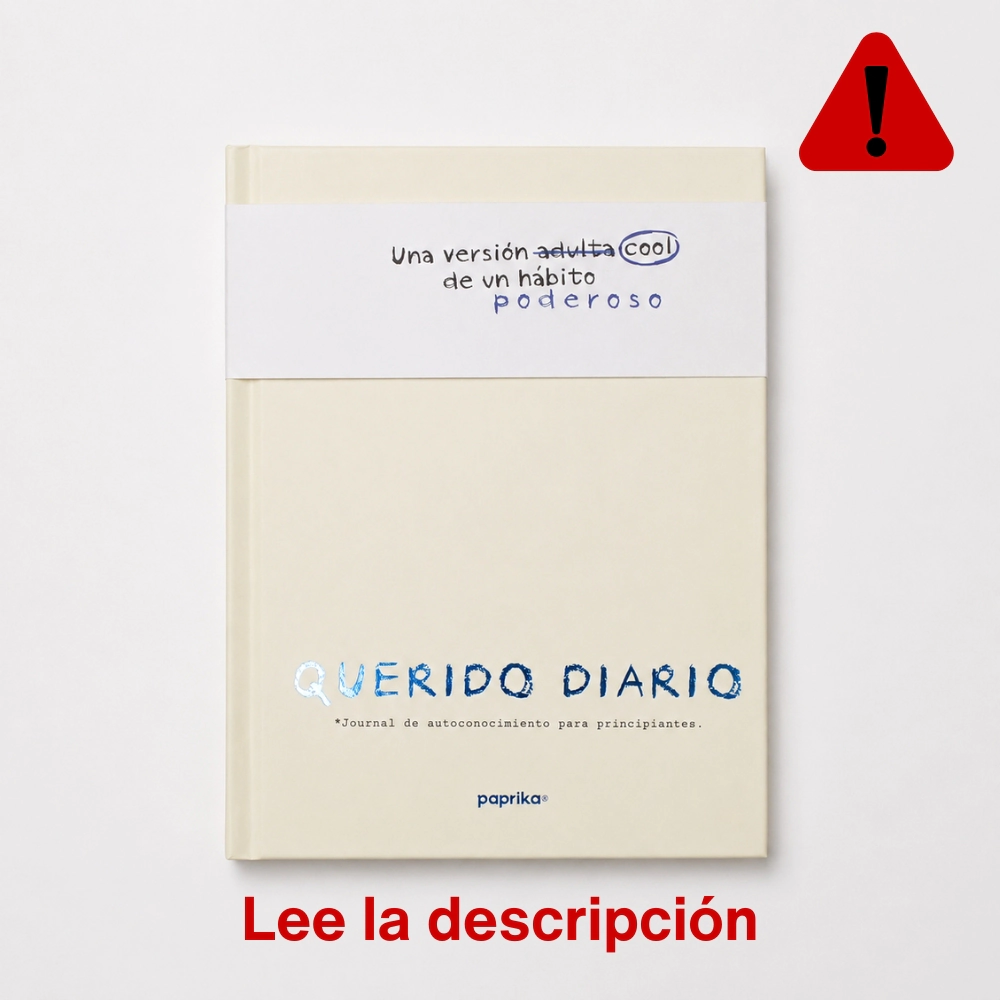 JOURNAL DE MINDFULNES 14X19 QUERIDO DIARIO CREMA