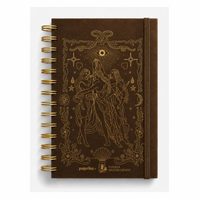 AGENDA 2027 - RITUAL TALLE M 15X21 SAV - VELVET CARAMEL COFFEE