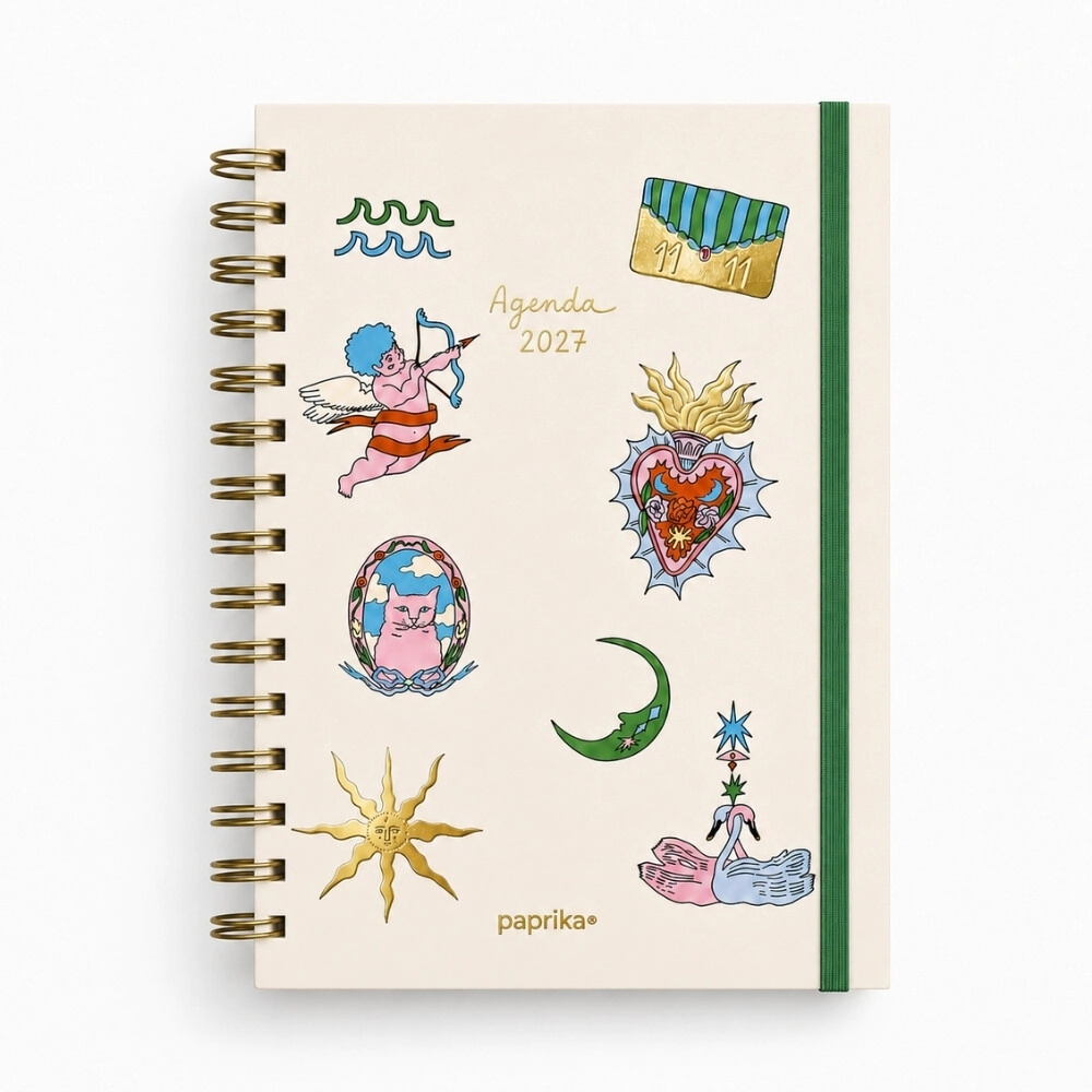 AGENDA 2027 - SHANTILOVE TALLE M 15X21 SAV COLOR - LUCKY GIRL