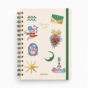 AGENDA 2027 - SHANTILOVE TALLE M 15X21 SAV COLOR - LUCKY GIRL