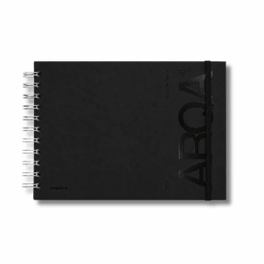 AGENDA 2027 - ARQA TALLE M 21X15 SAV - TOTAL BLACK