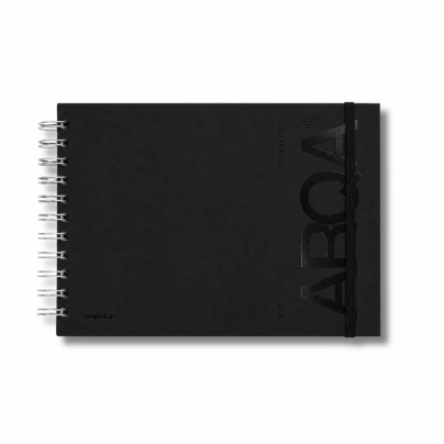 AGENDA 2027 - ARQA TALLE M 21X15 SAV - TOTAL BLACK