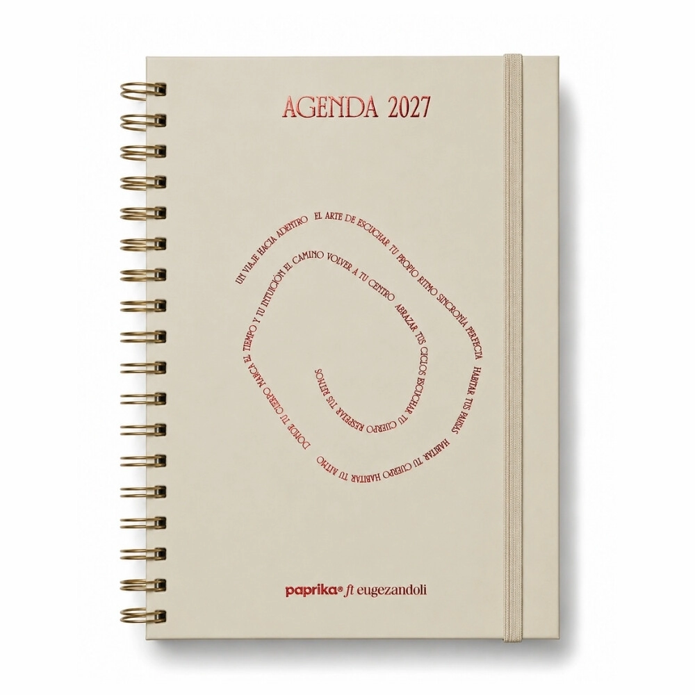 AGENDA 2027 - CICLICA TALLE M 15X21 SAV - CARAMEL LATTE
