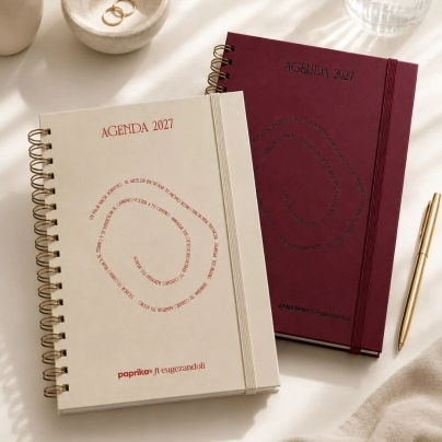 AGENDA 2027 - CICLICA TALLE M 15X21 SAV - CARAMEL LATTE